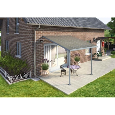 Palram Palram - Canopia HG9410 Feria Patio Cover - 10 ft. x 10 ft. - Gray HG9410